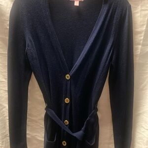 Lilly Pulitzer Navy Knit Top